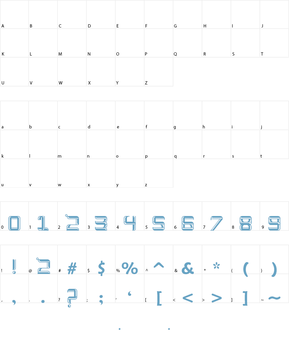 Buroj 2 Font Font Character